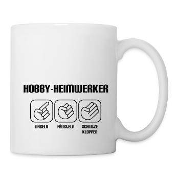 Hobby Heimwerker - Tasse - Weiß - Rechts