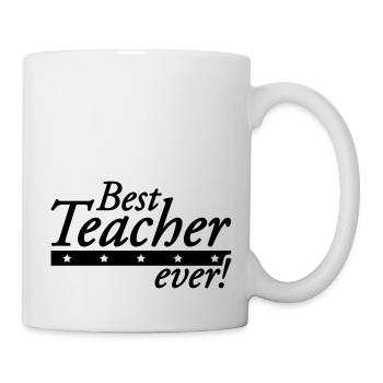 best_teacher_ever_p1 - Mug blanc - blanc - Droite