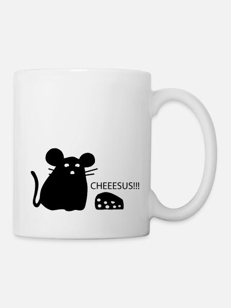 Souris - Mug blanc - blanc