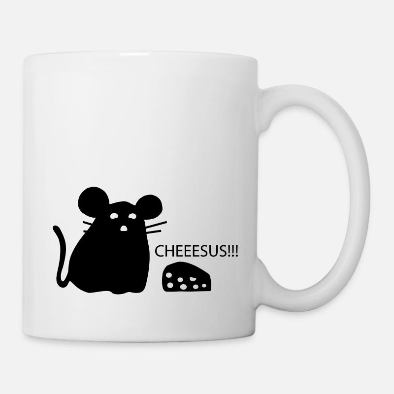 Maus - Tasse - Weiß