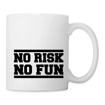 no_risk_no_fun_ay1 - Tasse - Weiß - Rechts