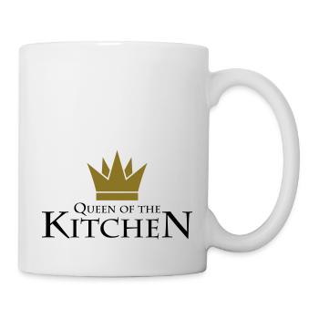 Queen Of The Kitchen - Tasse - Weiß - Rechts
