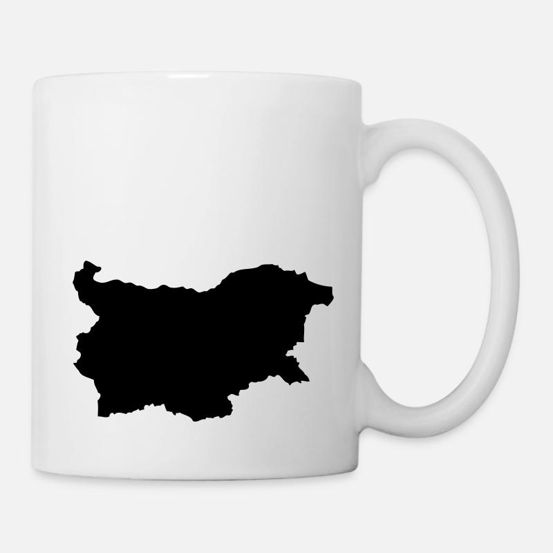 Bulgarien Karte - Tasse - Weiß