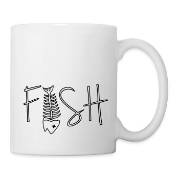 Fish - Tasse - Weiß - Rechts