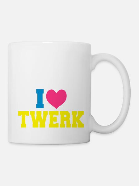 I love TWERK - Tasse - Weiß