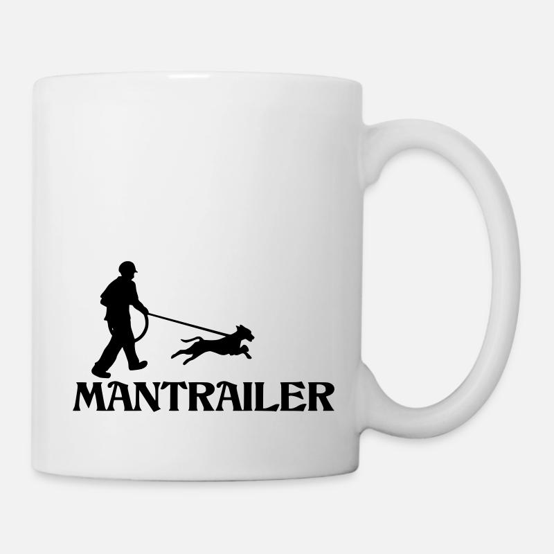 Mantrailer hobby mantrailing dogs - Mug - white
