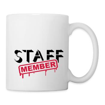 Staff Member Friends Team Staff Crew Logo - Mug - white - Right