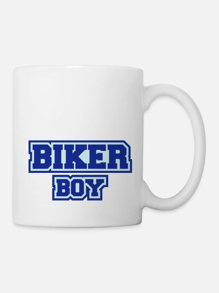 Biker Boy - Tasse - Weiß