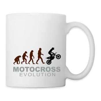 Motocross Evolution - Tasse - Weiß - Rechts