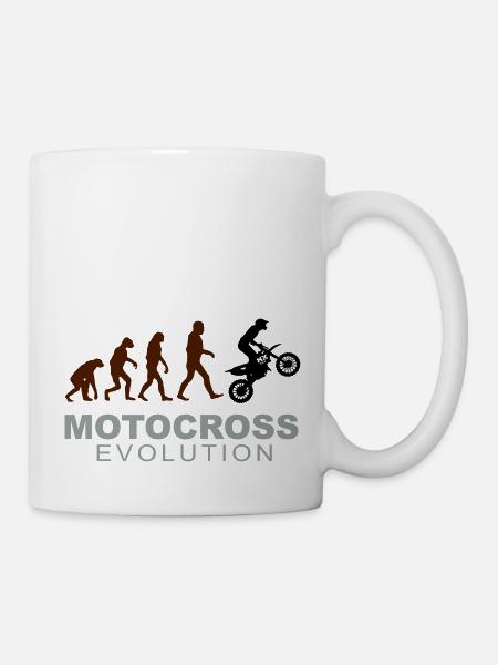 Motocross Evolution - Mug blanc - blanc