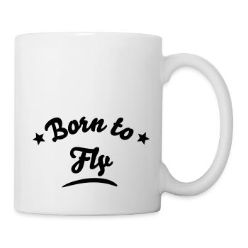 born to fly 01 - Tasse - Weiß - Rechts