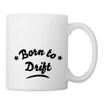 born to drift - Mug blanc - blanc - Droite