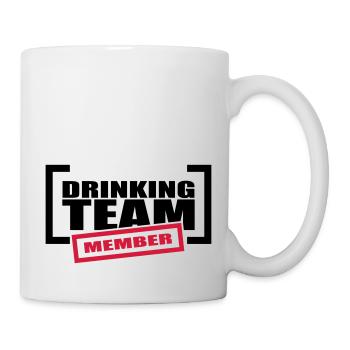 Drinking Team Member - Mug blanc - blanc - Droite