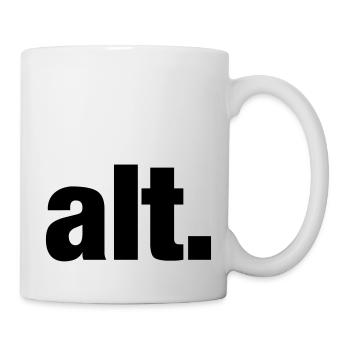 alt - geburtstag - Tasse - Weiß - Rechts