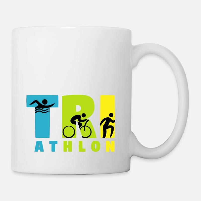 triathlon - Tasse - Weiß
