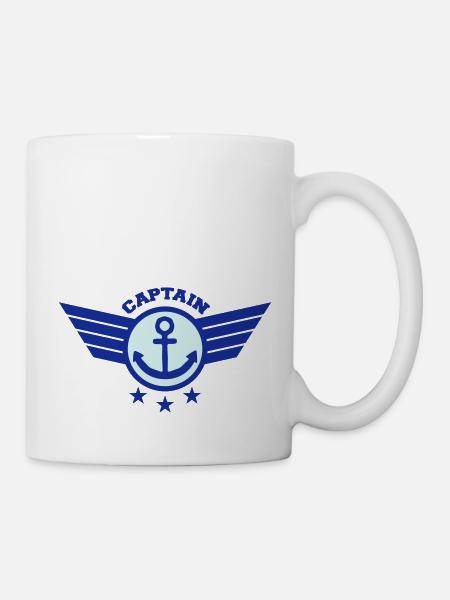 Anchor Captain - Tasse - Weiß