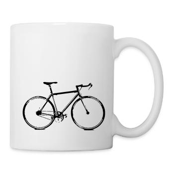 vélo - Mug blanc - blanc - Droite