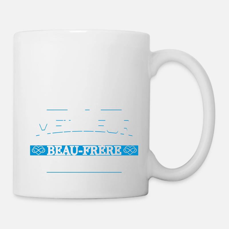 meilleur beau-frere - Mug blanc - blanc