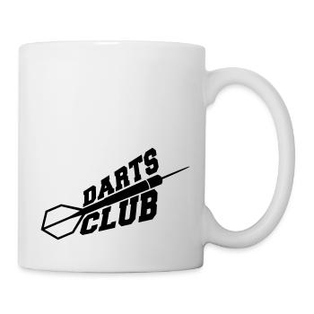 Darts Club Logo - Tasse - Weiß - Rechts