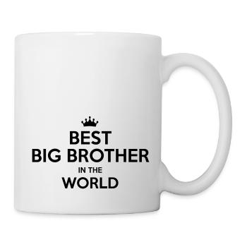 best big brother in the world - Mug blanc - blanc - Droite