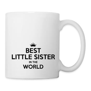 best little sister in the world - Tasse - Weiß - Rechts