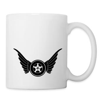 Auto Schutzengel - Tasse - Weiß - Rechts