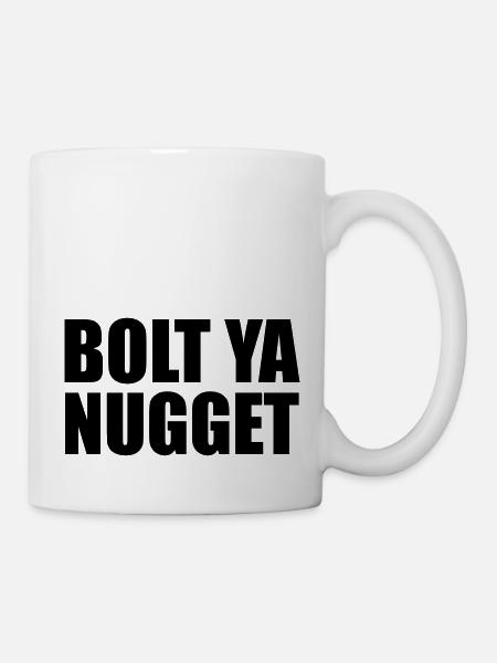 Bolt Ya Nugget - Mug - white