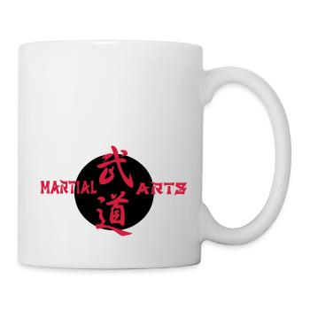 Martial Arts Schriftzeichen - Tasse - Weiß - Rechts