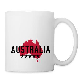 Australien - Tasse - Weiß - Rechts