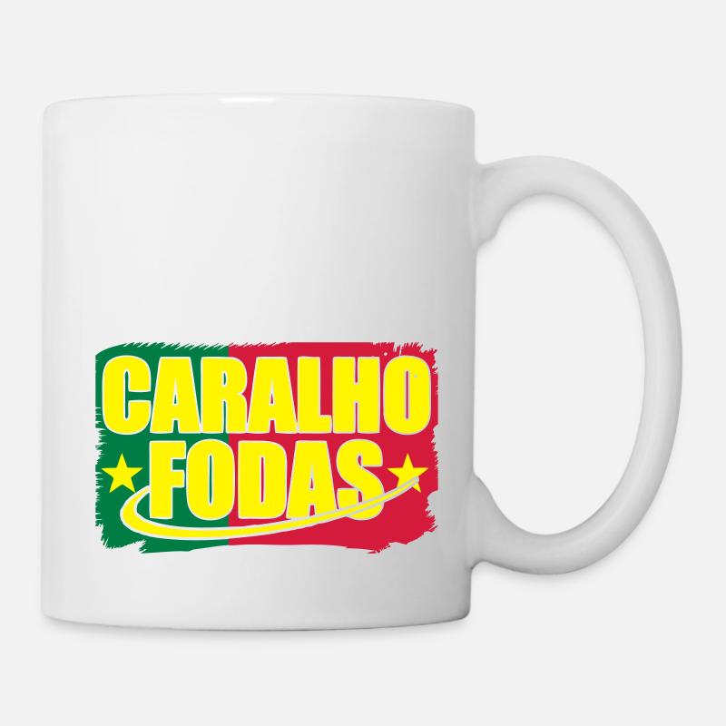 Caralho fodas - Mug blanc - blanc