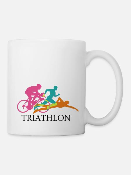 Triathlon - Mug blanc - blanc