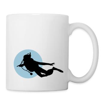 Diving - Tasse - Weiß - Rechts
