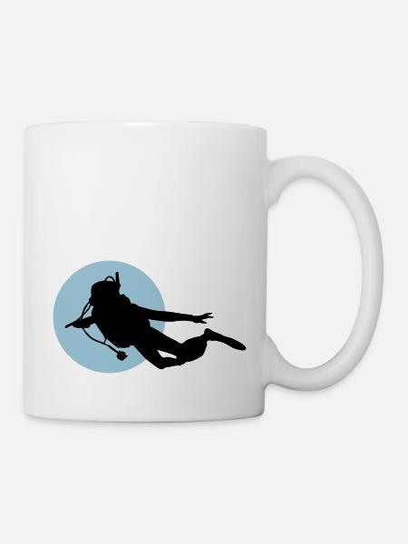 Diving - Tasse - Weiß