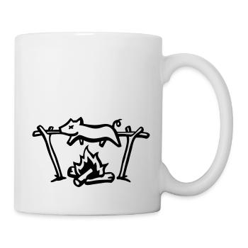 grillmeister - Tasse - Weiß - Rechts