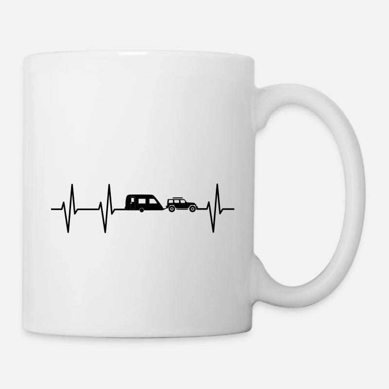 Camping - Tasse - Weiß