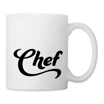 Chef - Tasse - Weiß - Rechts