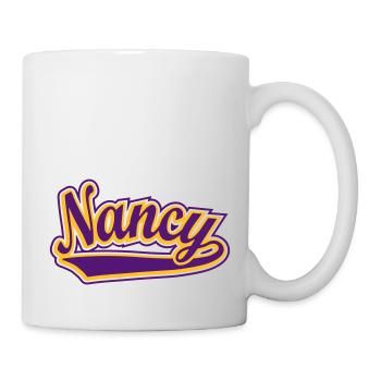 Nancy - T-shirt personalised with your name - Mug - white - Right