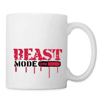 Beast Mode On An Blut Graffit - Mug - white - Right