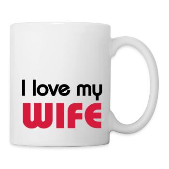 I love my wife - Mug blanc - blanc - Droite
