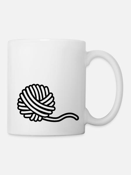 Laine - Mug blanc - blanc
