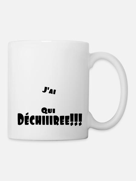 jai ...qui_dchiiiire - Mug blanc - blanc