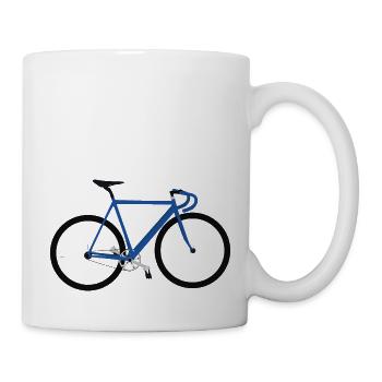 Idée de cadeau de vélo de vélo de route de vélo de montagne de dames - Mug blanc - blanc - Droite