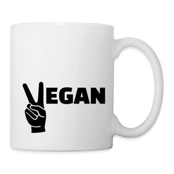 Vegan - Mug blanc - blanc - Droite