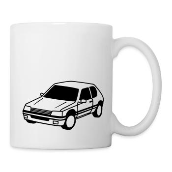 voiture française retro vintage 205 - Mug blanc - blanc - Droite