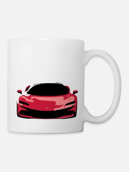 Super Car - Tasse - Weiß