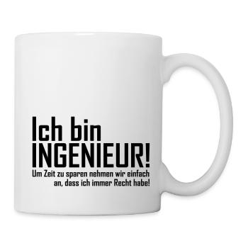 ingenieur - Tasse - Weiß - Rechts