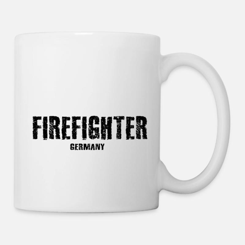 Feuerwehr - Tasse - Weiß