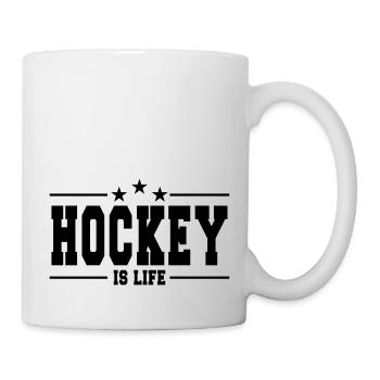 hockey is life 1 - Mug - white - Right