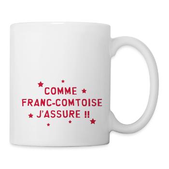 Franche-comté / Franc-Comtois / Franc-Comtoise - Mug blanc - blanc - Droite