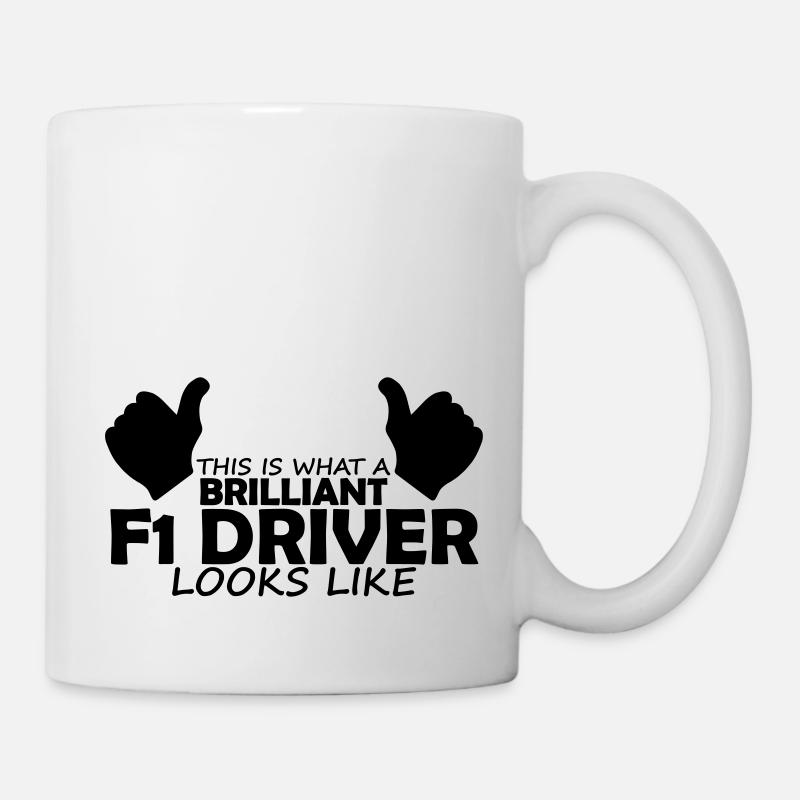 brilliant f1 driver - Mug - white